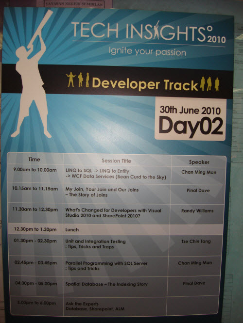 SQLAuthority News - 2 Sessions at TechInsight 2010 - June 29 - July 1, 2010 KL_Malaysia (3) 
